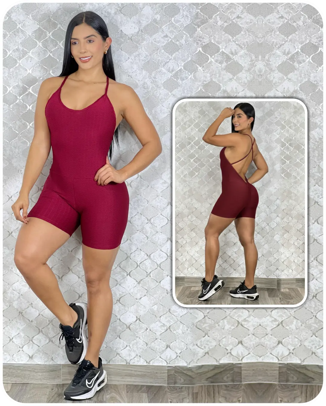 Enterizo Texturizado Tira - BF